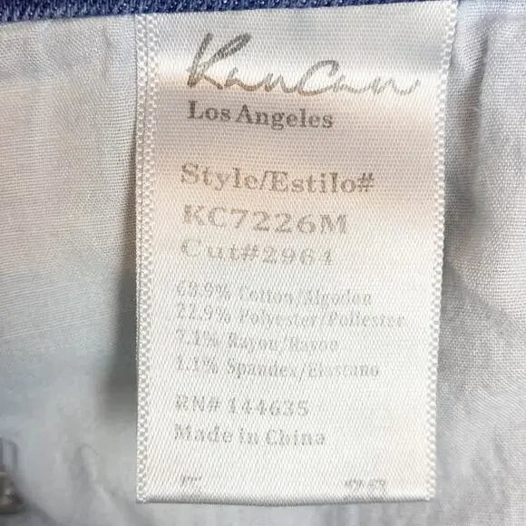 KANCAN DISTRESSED RAW CUFF SKINNY JEANS SIZE 26 - Picture 7 of 10